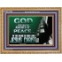 GOD SHALL GIVE YOU AN ANSWER OF PEACE  Christian Art Wooden Frame  GWMS10569  "34x28"