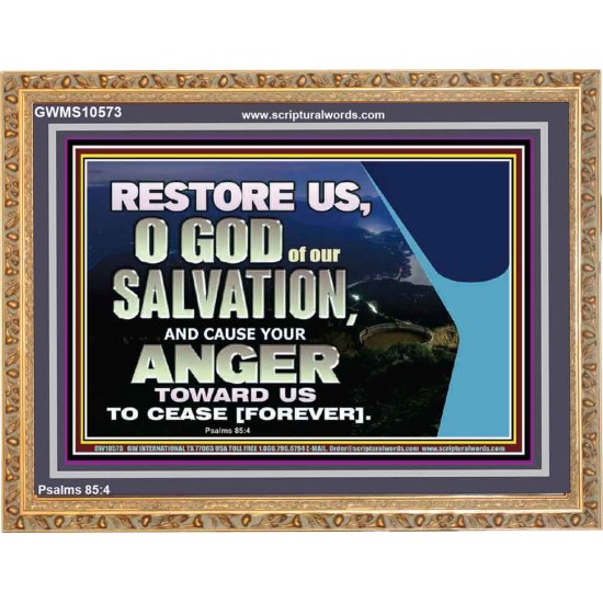 GOD OF OUR SALVATION  Scripture Wall Art  GWMS10573  