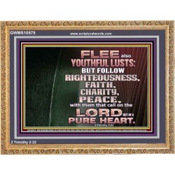 FOLLOW RIGHTEOUSNESS  Scriptural Wall Art  GWMS10575  "34x28"