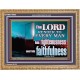 THE LORD RENDER TO EVERY MAN HIS RIGHTEOUSNESS AND FAITHFULNESS  Custom Contemporary Christian Wall Art  GWMS10605  