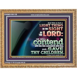LIGHT THING IN THE SIGHT OF THE LORD  Unique Scriptural ArtWork  GWMS10611B  "34x28"