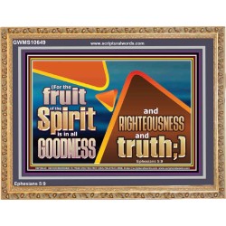 FRUIT OF THE SPIRIT IS IN ALL GOODNESS RIGHTEOUSNESS AND TRUTH  Eternal Power Picture  GWMS10649  "34x28"