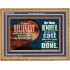 THIS MOUNTAIN BE THOU REMOVED AND BE CAST INTO THE SEA  Ultimate Inspirational Wall Art Wooden Frame  GWMS10653  "34x28"