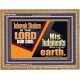 JEHOVAH SHALOM IS THE LORD OUR GOD  Ultimate Inspirational Wall Art Wooden Frame  GWMS10662  