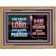 THE LORD IS TO BE FEARED ABOVE ALL GODS  Righteous Living Christian Wooden Frame  GWMS10666  