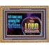 THE LORD REIGNETH FOREVER  Church Wooden Frame  GWMS10668  "34x28"