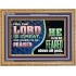 THE LORD IS GREAT AND GREATLY TO BE PRAISED  Unique Scriptural Wooden Frame  GWMS10681  "34x28"