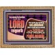 THE LORD IS A DEPENDABLE RIGHTEOUS JUDGE VERY FAITHFUL GOD  Unique Power Bible Wooden Frame  GWMS10682  