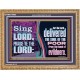 THE LORD DELIVERED THE SOUL OF THE POOR OUT OF THE HAND OF EVILDOERS  Eternal Power Wooden Frame  GWMS10685  