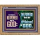 THERE IS NO POWER BUT OF GOD THE POWERS THAT BE ARE ORDAINED OF GOD  Church Wooden Frame  GWMS10686  