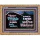 DO NOT FORSAKE YOUR RELATIVES ESPECIALLY FAMILY MEMBERS  Ultimate Power Wooden Frame  GWMS10692  