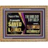 O PEOPLE SAVED BY THE LORD  Children Room Wall Wooden Frame  GWMS10699  "34x28"