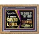 O PEOPLE SAVED BY THE LORD  Children Room Wall Wooden Frame  GWMS10699  