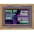 MAKE MELODY TO THE LORD WITH ALL YOUR HEART  Ultimate Power Wooden Frame  GWMS10704  "34x28"