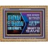 JEHOVAH  EL SHADDAI GOD ALMIGHTY OUR REFUGE AND STRENGTH  Ultimate Power Wooden Frame  GWMS10713  "34x28"