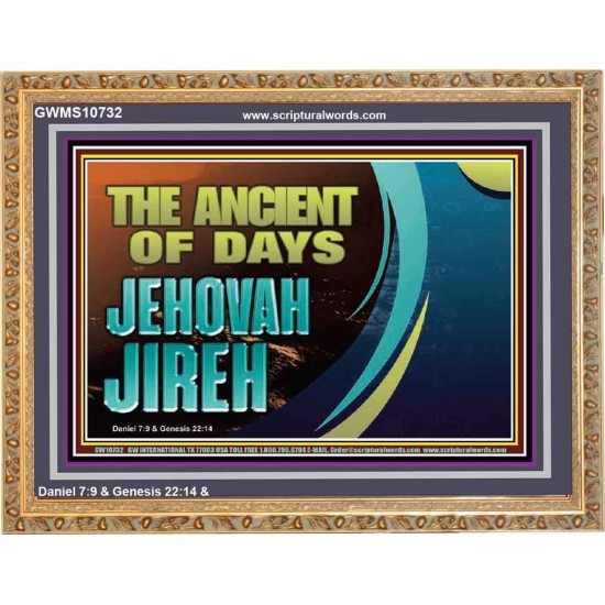 THE ANCIENT OF DAYS JEHOVAH JIREH  Scriptural Décor  GWMS10732  