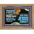 ABBA FATHER WILL MAKE OUR WILDERNESS A POOL OF WATER  Christian Wooden Frame Art  GWMS10737  "34x28"