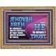 JEHOVAH JIREH OUR GOODNESS FORTRESS HIGH TOWER DELIVERER AND SHIELD  Encouraging Bible Verses Wooden Frame  GWMS10750  