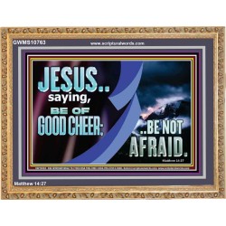 BE OF GOOD CHEER BE NOT AFRAID  Contemporary Christian Wall Art  GWMS10763  "34x28"