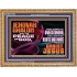 JEHOVAH SHALOM THE PEACE OF GOD KEEP YOUR HEARTS AND MINDS  Bible Verse Wall Art Wooden Frame  GWMS10782  "34x28"