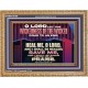 LET THE WICKEDNESS OF THE WICKED COME TO AN END HEAL ME O LORD  Scripture Art Wooden Frame  GWMS10796  