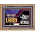 GIVE UNTO THE LORD GLORY DUE UNTO HIS NAME  Ultimate Inspirational Wall Art Wooden Frame  GWMS11752  "34x28"