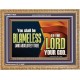 BE ABSOLUTELY TRUE TO THE LORD OUR GOD  Children Room Wooden Frame  GWMS11920  