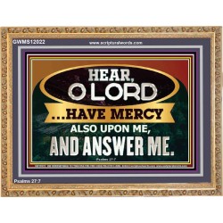 HAVE MERCY ALSO UPON ME AND ANSWER ME  Eternal Power Wooden Frame  GWMS12022  "34x28"