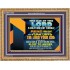 REND YOUR HEART AND NOT YOUR GARMENTS AND TURN BACK TO THE LORD  Righteous Living Christian Wooden Frame  GWMS12030  "34x28"