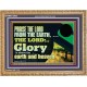 PRAISE THE LORD FROM THE EARTH  Children Room Wall Wooden Frame  GWMS12033  