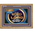 THE WORD OF THE LORD IS FOREVER SETTLED  Ultimate Inspirational Wall Art Wooden Frame  GWMS12035  "34x28"