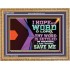 I AM THINE SAVE ME O LORD  Eternal Power Wooden Frame  GWMS12040  "34x28"