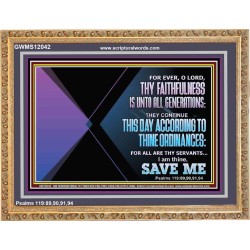 THIS DAY ACCORDING TO THY ORDINANCE O LORD SAVE ME  Children Room Wall Wooden Frame  GWMS12042  "34x28"