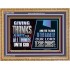 GIVE THANKS ALWAYS FOR ALL THINGS UNTO GOD  Scripture Art Prints Wooden Frame  GWMS12060  "34x28"