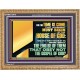 FOR THE TIME IS COME THAT JUDGEMENT MUST BEGIN AT THE HOUSE OF THE LORD  Modern Christian Wall Décor Wooden Frame  GWMS12075  