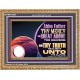 ABBA FATHER THY MERCY IS GREAT ABOVE THE HEAVENS  Contemporary Christian Paintings Wooden Frame  GWMS12084  