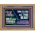 THE DAY OF THE LORD IS GREAT AND VERY TERRIBLE REPENT IMMEDIATELY  Custom Inspiration Scriptural Art Wooden Frame  GWMS12145  "34x28"