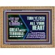 THE DAY OF THE LORD IS GREAT AND VERY TERRIBLE REPENT IMMEDIATELY  Custom Inspiration Scriptural Art Wooden Frame  GWMS12145  