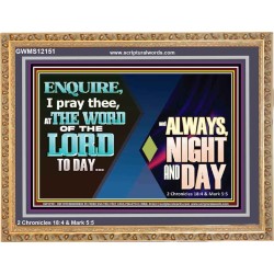 THE WORD OF THE LORD TO DAY  New Wall Décor  GWMS12151  "34x28"