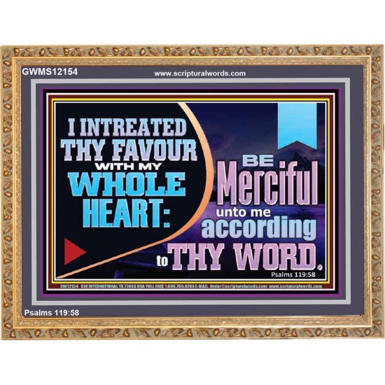 I INTREATED THY FAVOUR WITH MY WHOLE HEART  Art & Décor  GWMS12154  