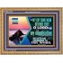 LET MY CRY COME NEAR BEFORE THEE O LORD  Inspirational Bible Verse Wooden Frame  GWMS12165  "34x28"