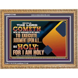 THE LORD COMETH WITH TEN THOUSANDS OF HIS SAINTS TO EXECUTE JUDGEMENT  Bible Verse Wall Art  GWMS12166  "34x28"