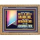 THOU SHALT NOT LIE WITH MANKIND AS WITH WOMANKIND IT IS ABOMINATION  Bible Verse for Home Wooden Frame  GWMS12169  