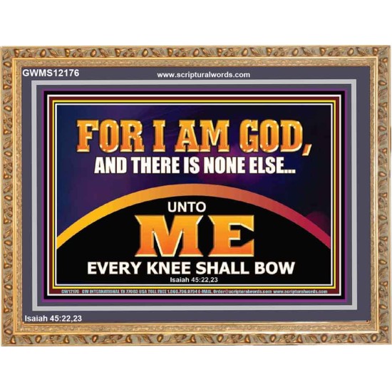 UNTO ME EVERY KNEE SHALL BOW  Scripture Wall Art  GWMS12176  
