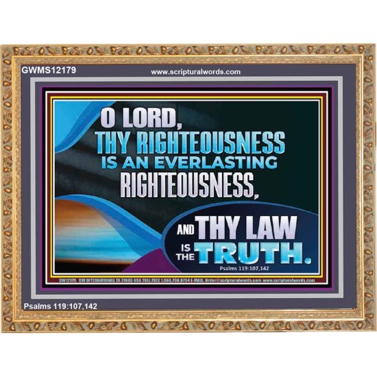 O LORD THY LAW IS THE TRUTH  Ultimate Inspirational Wall Art Picture  GWMS12179  