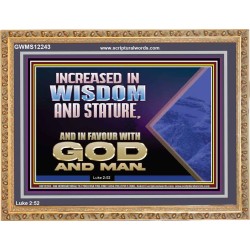 INCREASED IN FAVOUR WITH GOD AND MAN  Eternal Power Picture  GWMS12243  "34x28"