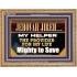 JEHOVAH JIREH MY HELPER THE PROVIDER FOR MY LIFE  Unique Power Bible Wooden Frame  GWMS12249  "34x28"