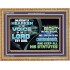 GIVE EAR TO HIS COMMANDMENTS AND KEEP ALL HIS STATUES  Eternal Power Wooden Frame  GWMS12252  "34x28"