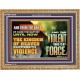 THE KINGDOM OF HEAVEN SUFFERETH VIOLENCE AND THE VIOLENT TAKE IT BY FORCE  Eternal Power Wooden Frame  GWMS12325  