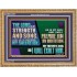 THE LORD IS MY STRENGTH AND SONG AND I WILL EXALT HIM  Children Room Wall Wooden Frame  GWMS12357  "34x28"